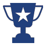trophy icon for coed adult cornhole league Minneapolis MN