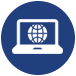 laptop with internet icon for Minneapolis ssl corporate leagues web portal