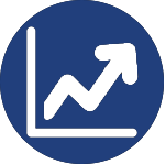 increasing graph icon for corporate wellness program Minneapolis mn